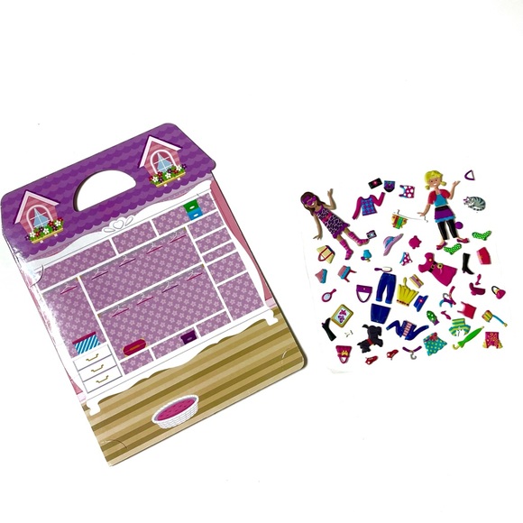 Melissa & Doug Puffy Sticker Activity Book - Dress Up - Picture 6 of 6